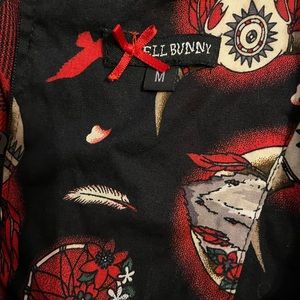 Hell Bunny Skulls and Wolves dress